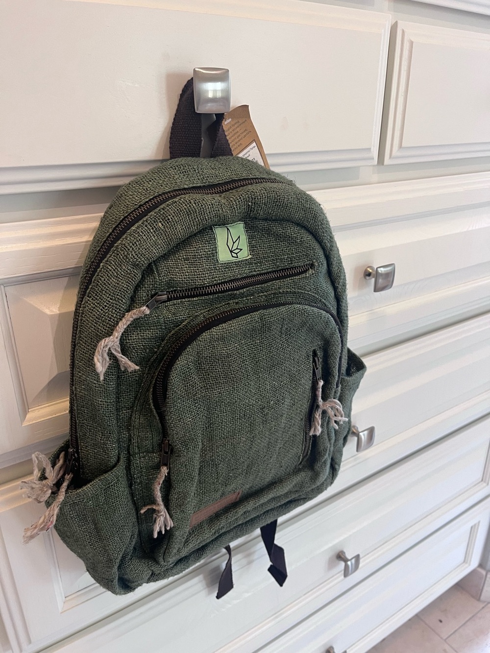 Green Hempforlife backpack - Picture 2 of 8